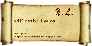 Némethi Laura névjegykártya